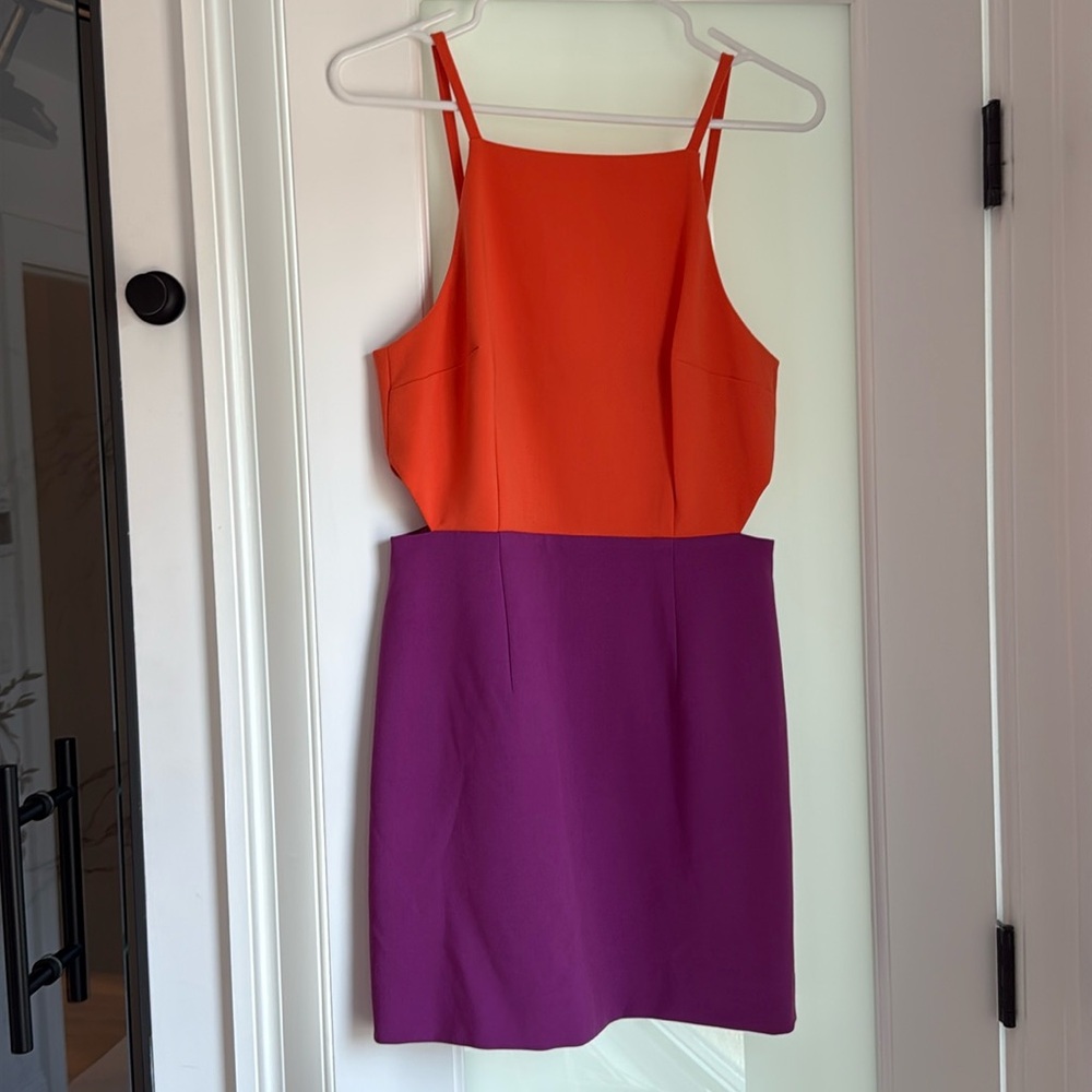 French connection size 6 mini dress with cutouts